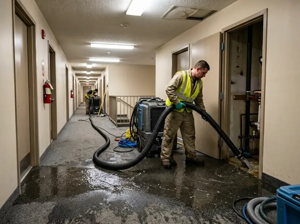 multi-unit-apartment-hallway-f-005 — frequently asked questions, Emergency Burst Pipe Water Extraction & Removal in Mohave V…